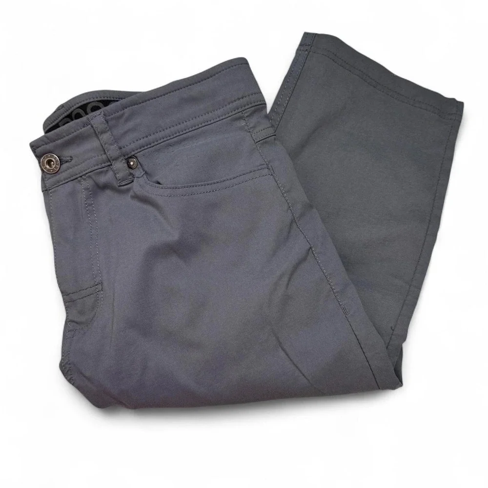 Gerry Men's Hiking Pants 32x32 Gray Stretch Utility Outdoor Trail Travel Granola